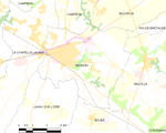 Map commune FR insee code 44195